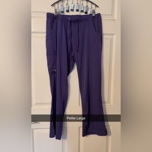 healing hands Purple Scrub Pants with Side Pocket